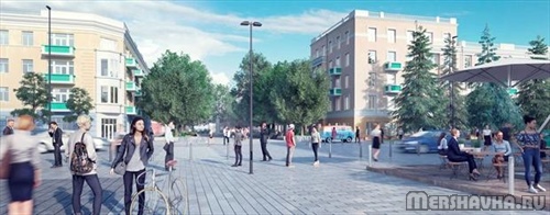 Арбат в центре Красноярска